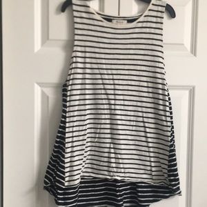 Madewell striped tank